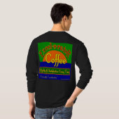 T-shirt Excelorator Café Funny Retro Crate Art (Dos entier)