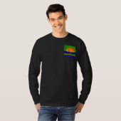 T-shirt Excelorator Café Funny Retro Crate Art (Devant entier)