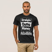 T-shirt Excentré droit de l'argent (Devant entier)