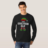 T-shirt Excited Elf (Devant entier)