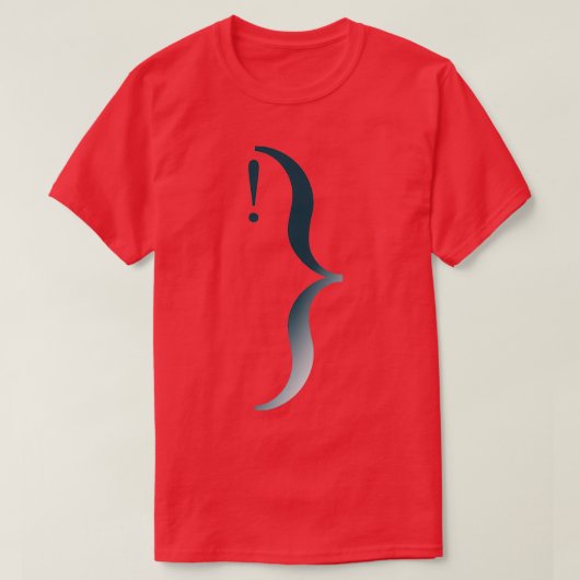 T-shirt Exclamation (Design devant)