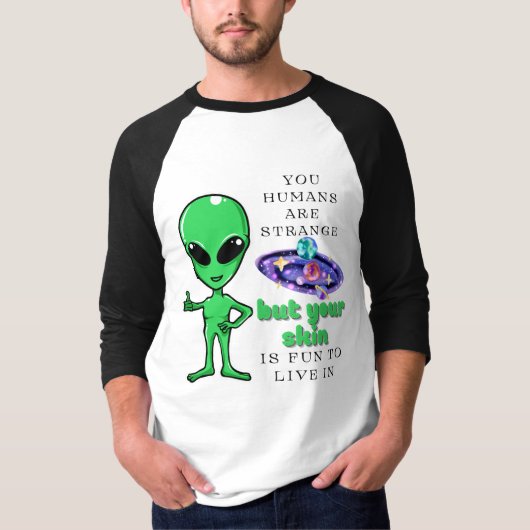 T-shirt exclusif pour tromperie extraterrestre (Devant)