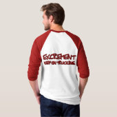 T-shirt excrement_baseball 3/4tee (Dos entier)