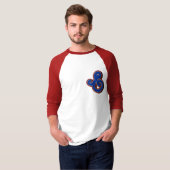 T-shirt excrement_baseball 3/4tee (Devant entier)