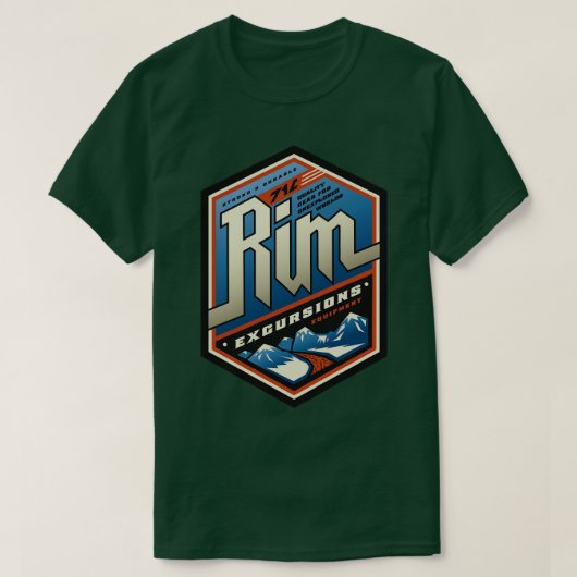 T-shirt Excursions de bord (Design devant)