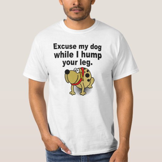 T-shirt Excusez-moi chien (Devant)