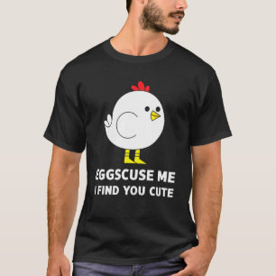 T-shirt Excusez-Moi Relation Amoureux de Poulet Mignon Val
