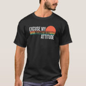 T-shirt Excusez Mon Attitude De Washington Dc Pour Hommes (Devant)