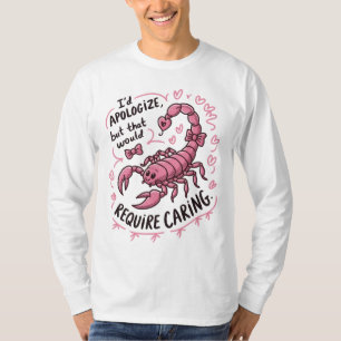 T-shirt Excusez Scorpio Citation Drôle Scorpio