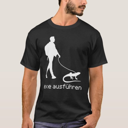 T-shirt Exe Execute Fun System Administrator Administratio (Devant)