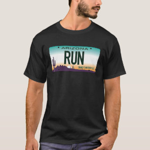 T-shirt Exécuter Arizona AZ Runness Fitness Vintage Licens