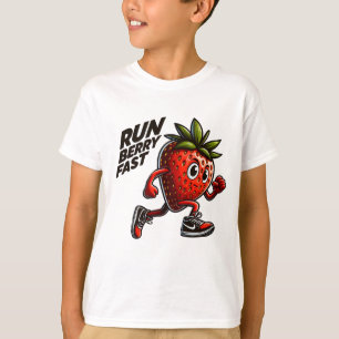 T-shirt Exécuter Berry Fast Running Strawberry