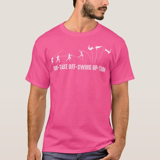 T-shirt Exécuter Décollage Swing Up Tournez Potable Vault (Devant)