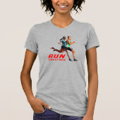 T-shirt Exécuter ensemble | Femme Bella+Canvas mince (Devant)