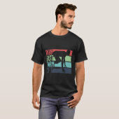 T-shirt Exécuter Fast Turn Left Sprint Dash Runners 100m 2 (Devant entier)