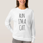 T-SHIRT EXÉCUTER JE SUIS UN CHAT (Devant)