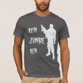 T-shirt Exécuter la série Zombie -Chemise (Devant)