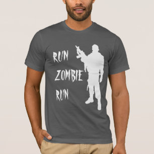T-shirt Exécuter la série Zombie -Chemise