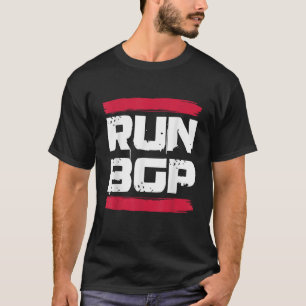 T-shirt Exécuter le codage du programme de protocole BGP B