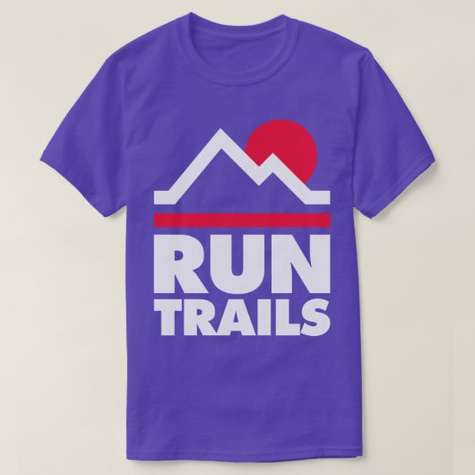 T-shirt Exécuter les pistes Trail Running et Ultra Running (Design devant)