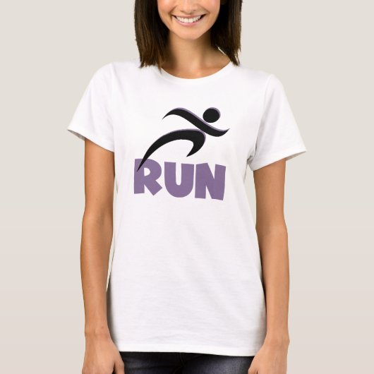 T-shirt EXÉCUTER l'état de fonctionnement de la course vio (Devant)