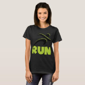 T-shirt EXÉCUTER L'Exercice D'Exercice Vert Printemps (Devant entier)