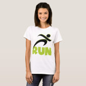 T-shirt EXÉCUTER L'Exercice D'Exercice Vert Printemps (Devant entier)