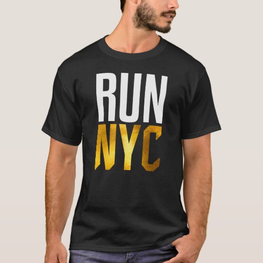 T-shirt Exécuter NYC | Marathon Runner (Devant)