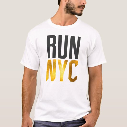 T-shirt Exécuter NYC | Marathon Runner (Devant)