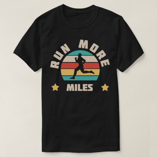 T-shirt Exécuter Plus De Miles Exécuter Idea Gift Runner P (Design devant)