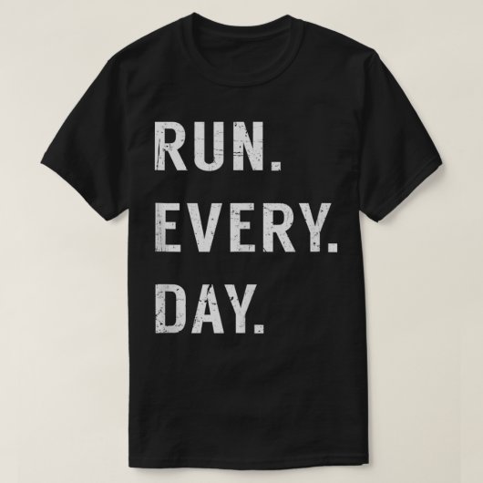 T-shirt Exécuter tous les jours Run Streak Running Lovers (Design devant)