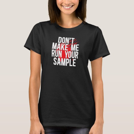 T-shirt Exécuter votre échantillon de juricomptabilité sci (Devant)