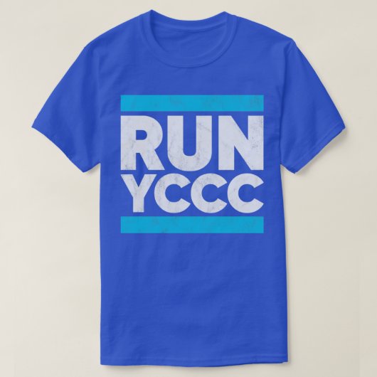 T-shirt Exécuter YCCC Funny Yorkshire Cricket (Design devant)