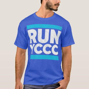 T-shirt Exécuter YCCC Funny Yorkshire Cricket