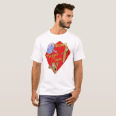T-shirt Exécutez La Gomme Est Là Drôle École (Devant entier)