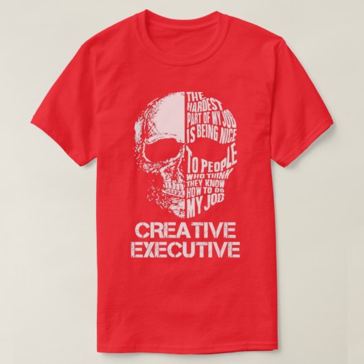 T-shirt Exécutif créatif (Design devant)