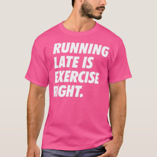 T-shirt Exécution En Retard Est Exercée À Droite Texte Sim