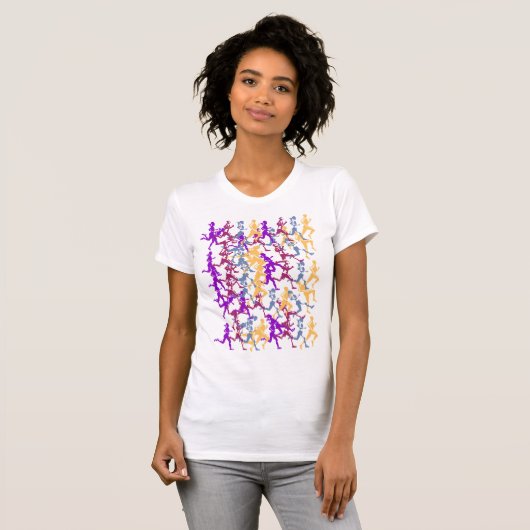 T-shirt Exécution, jogging et exercice (Devant entier)