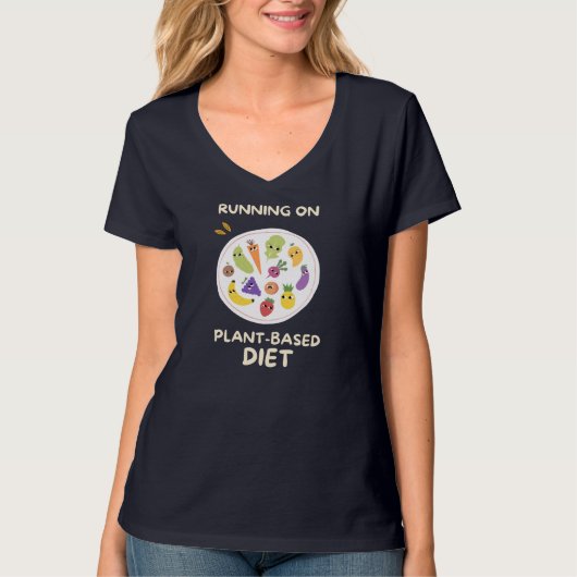 T-shirt Exécution sur Plante - Alimentation à base de frui (Devant)