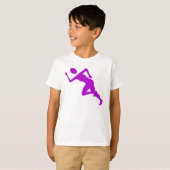T-shirt Exécution - Violet (Devant entier)