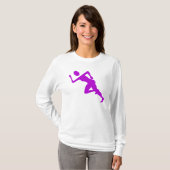 T-shirt Exécution - Violet (Devant entier)