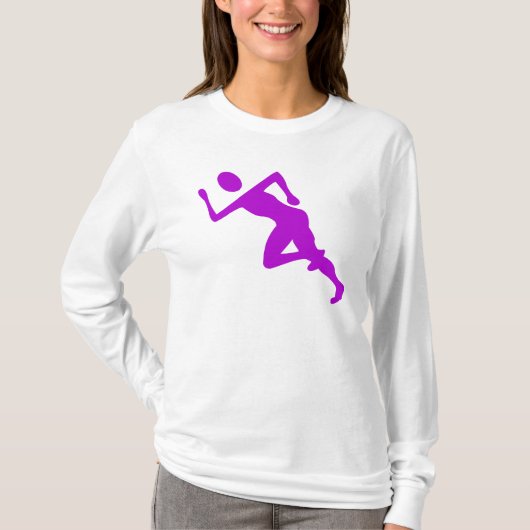 T-shirt Exécution - Violet (Devant)