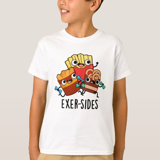 T-shirt Exer-sides Blague d'exercice drôle (Devant)