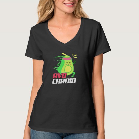 T-shirt Exercice cardio Avocado (Devant)