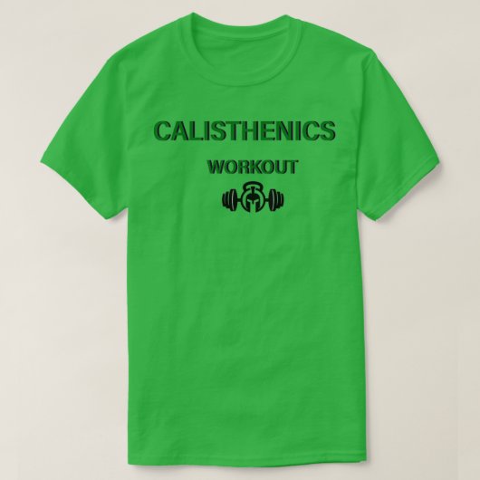 T-shirt Exercice de calisthénique (Design devant)