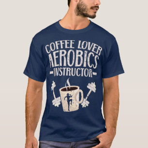 T-SHIRT EXERCICE DE FITNESS DE L'INSTRUCTEUR AÉROBICS POUR
