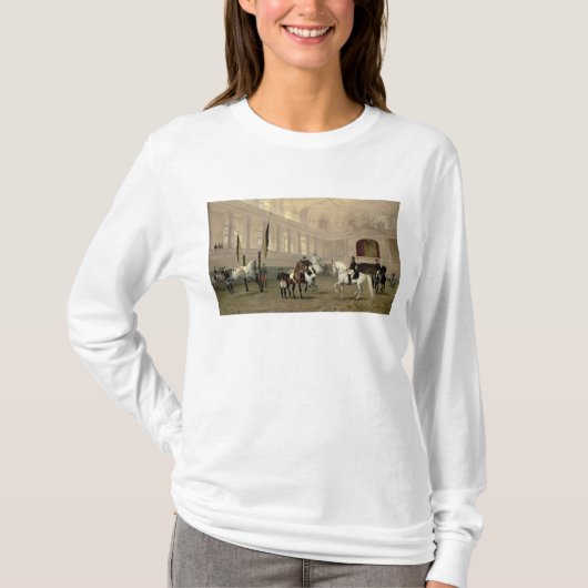 T-shirt Exercice de matin dans le Hofreitschule (Devant)