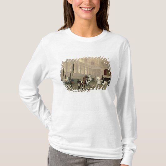 T-shirt Exercice de matin dans le Hofreitschule (Devant)