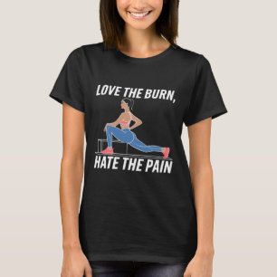 T-shirt Exercice de squat bulgare musculation fitness