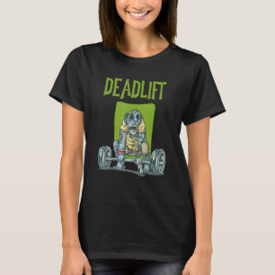 T-shirt Exercice d'entraînement au poids mort Zombie T
